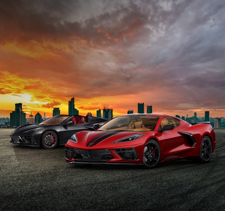 CORVETTE RED FLAME SERIES
