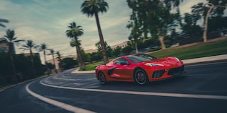 2025 Chevrolet Corvette Stingray Parked at Nighttime