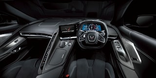 The Front Interior View of a 2025 Chevy Corvette Stingray