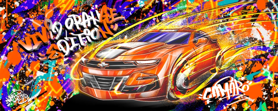 CAMARO VIVID ORANGE EDITION DEBUT FAIR
