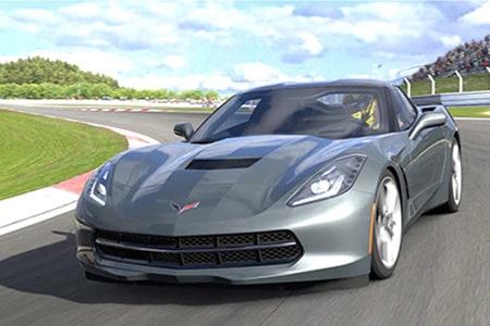 2014年 コルベット スティングレー、プレイステーションのグランツーリスモ®5に登場