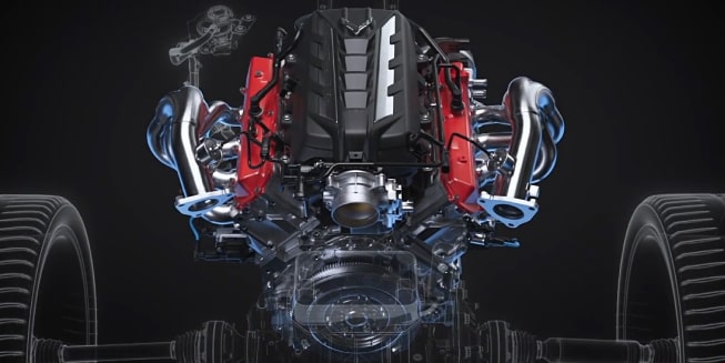 LT2 V8エンジン