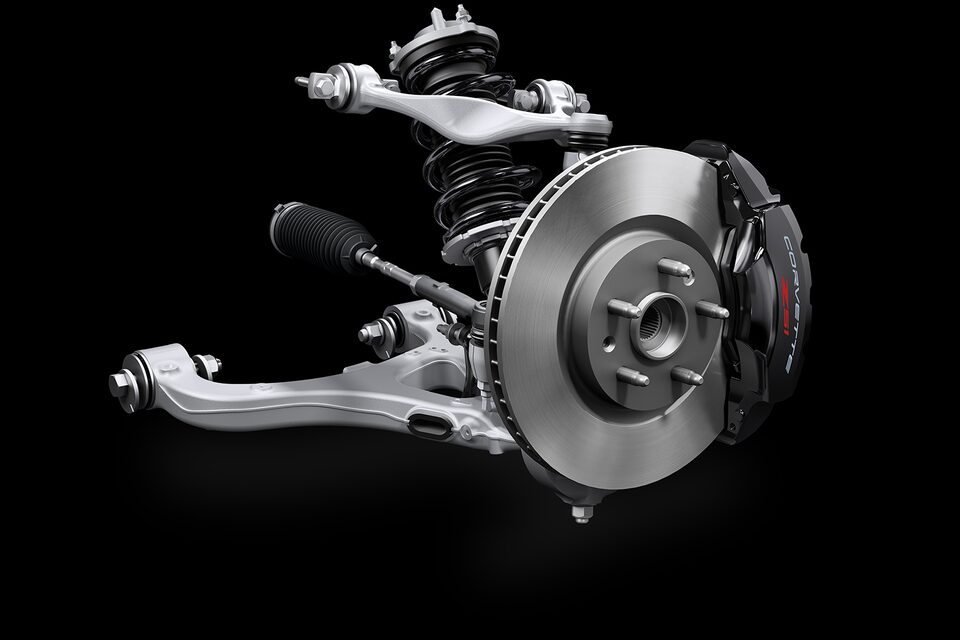 マグネティックセレクティブライドコントロール/Brembo社製ハイパフォーマンスブレーキシステム(フロント/リア)