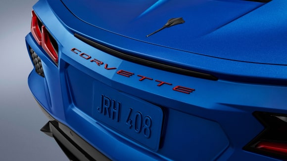 CORVETTE リアエンブレム(トーチレッド)